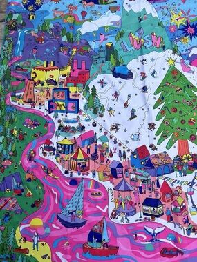 NEW LUSH Christmas World Wrap